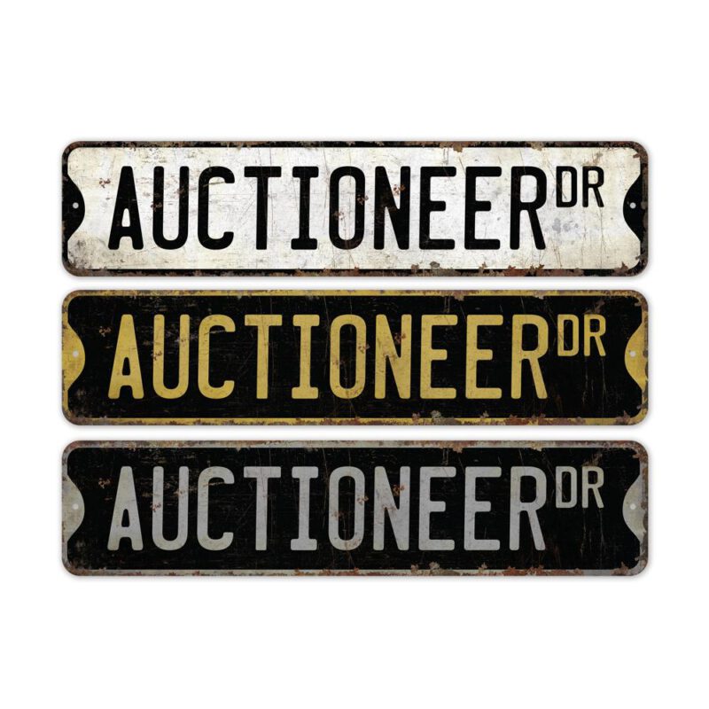 Auctioneer-Premium-Quality-Rustic-Metal-Sign-2