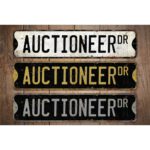 Auctioneer-Premium-Quality-Rustic-Metal-Sign-Images