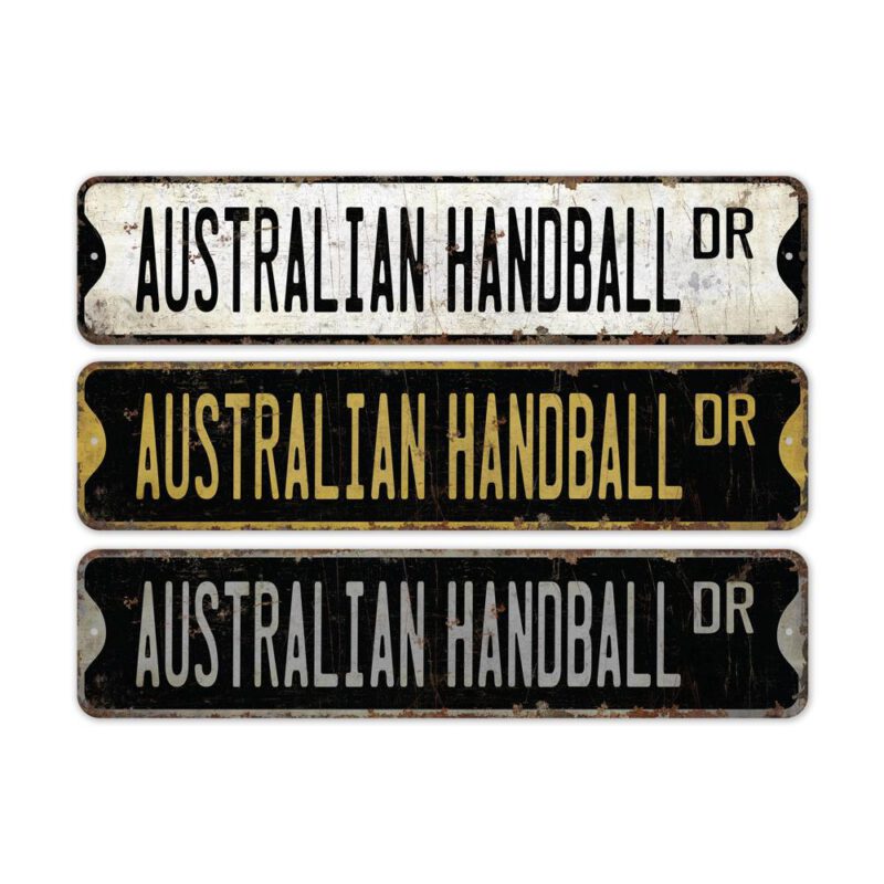 Australian-Handball-Premium-Quality-Rustic-Metal-Sign-2