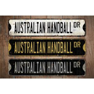 Australian-Handball-Premium-Quality-Rustic-Metal-Sign-Images