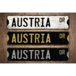 Austria-Premium-Quality-Rustic-Metal-Sign-Images