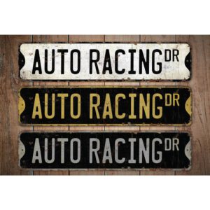 Auto-Racing-Premium-Quality-Rustic-Metal-Sign-Images