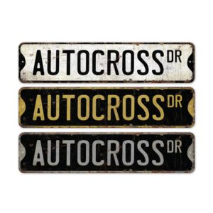 Autocross-Premium-Quality-Rustic-Metal-Sign-2