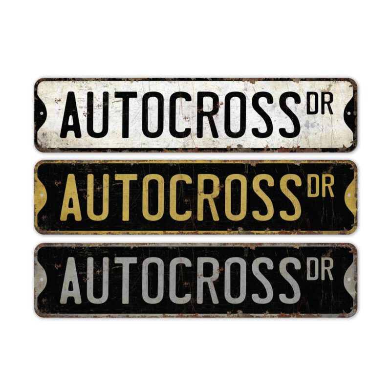 Autocross-Premium-Quality-Rustic-Metal-Sign-2