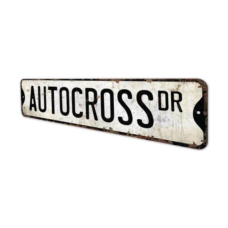 Autocross-Premium-Quality-Rustic-Metal-Sign-4