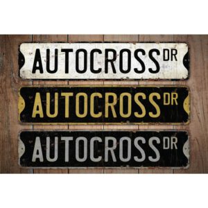 Autocross-Premium-Quality-Rustic-Metal-Sign-Images