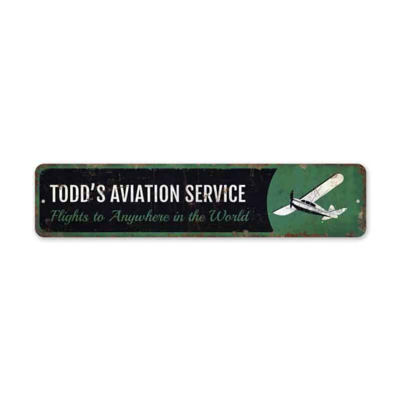 Aviation-Service-Sign-Premium-Quality-Rustic-Metal-Sign-2