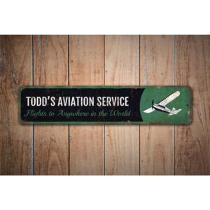 Aviation-Service-Sign-Premium-Quality-Rustic-Metal-Sign-Images