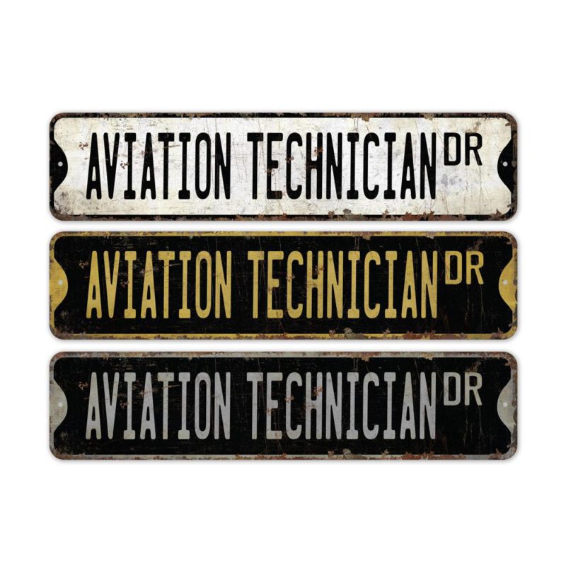 Aviation-Technician-Premium-Quality-Rustic-Metal-Sign-2