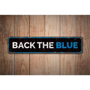 Back-the-Blue-Sign-Premium-Quality-Rustic-Metal-Sign-Images