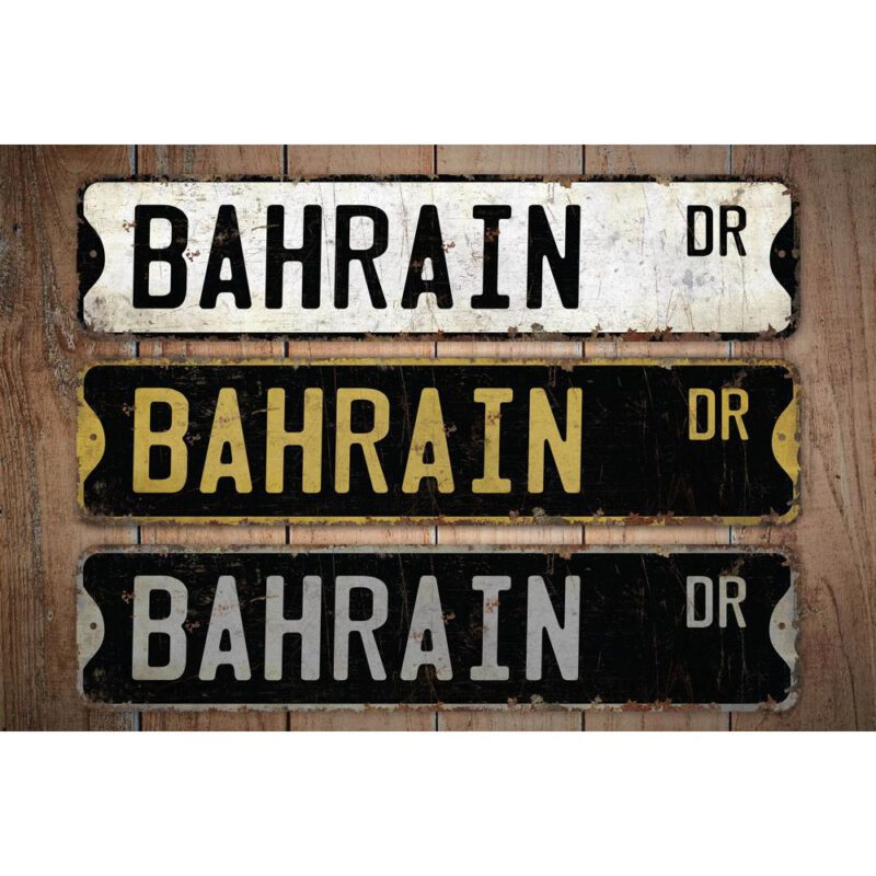 Bahrain-Premium-Quality-Rustic-Metal-Sign-Images