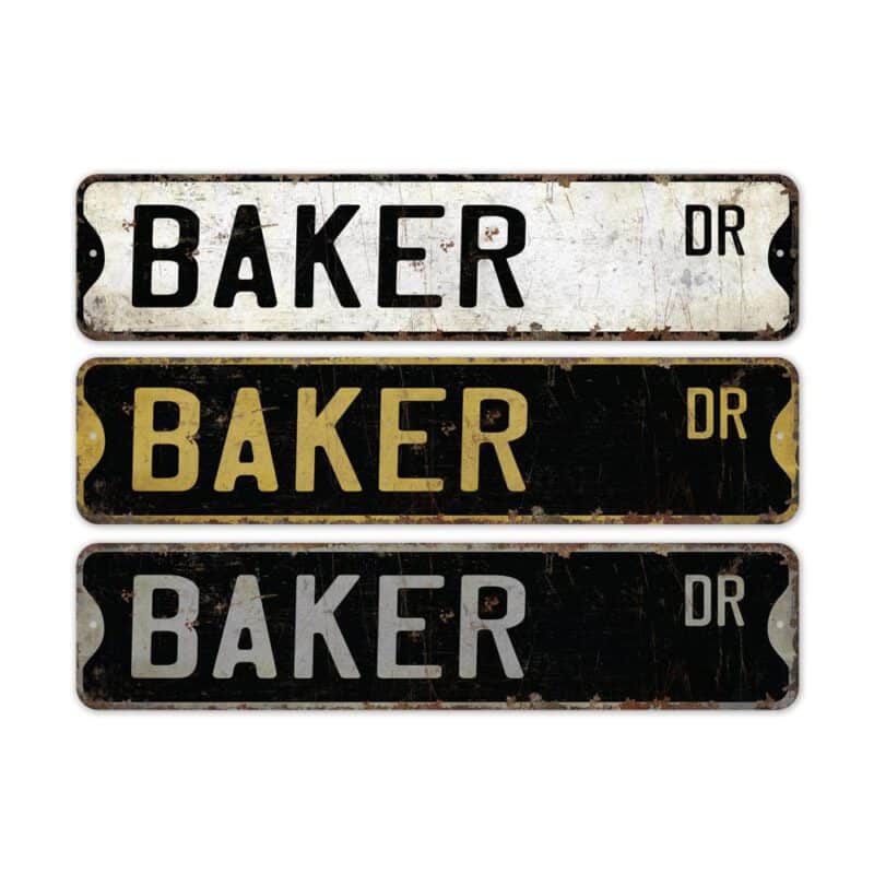 Baker-Premium-Quality-Rustic-Metal-Sign-2