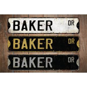 Baker-Premium-Quality-Rustic-Metal-Sign-Images