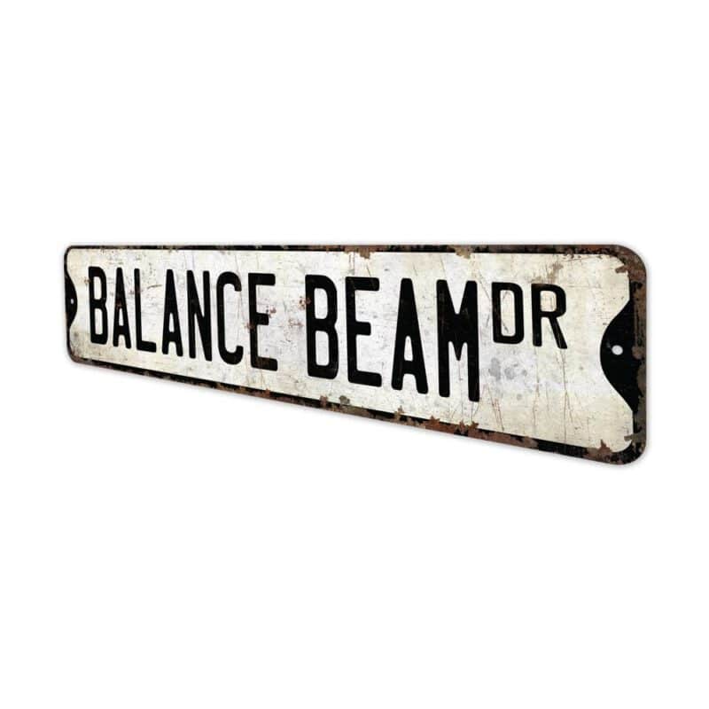 Balance-Beam-Premium-Quality-Rustic-Metal-Sign-4