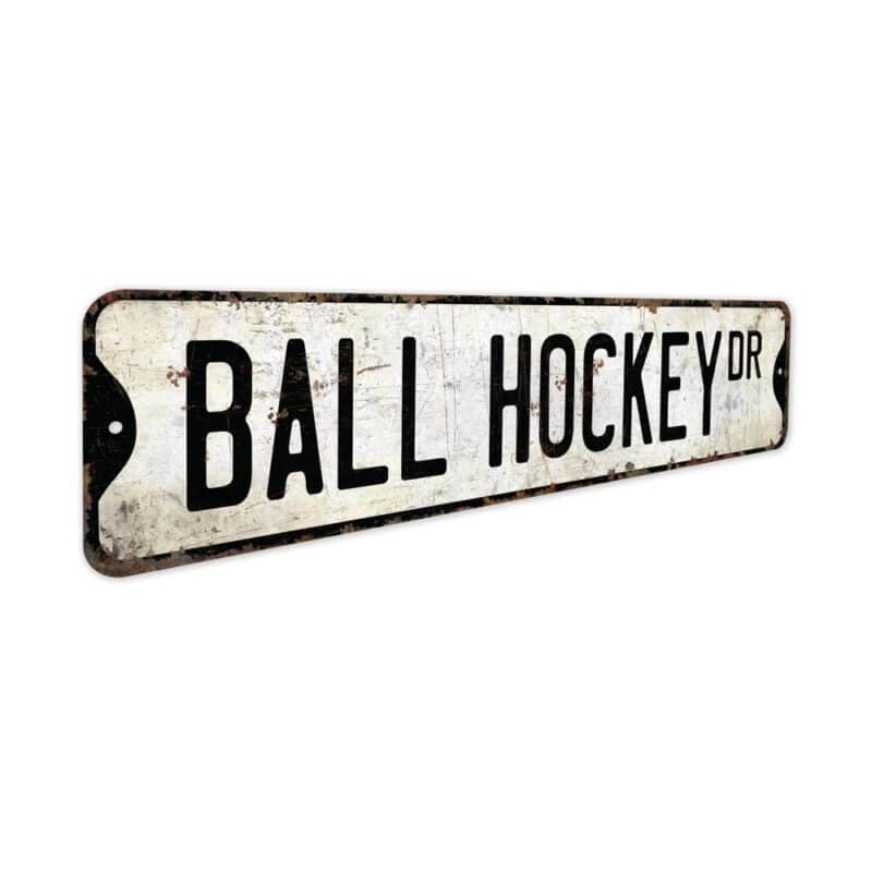 Ball-Hockey-Premium-Quality-Rustic-Metal-Sign-3