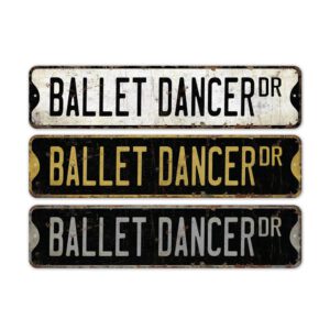 Ballet-Dancer-Premium-Quality-Rustic-Metal-Sign-2