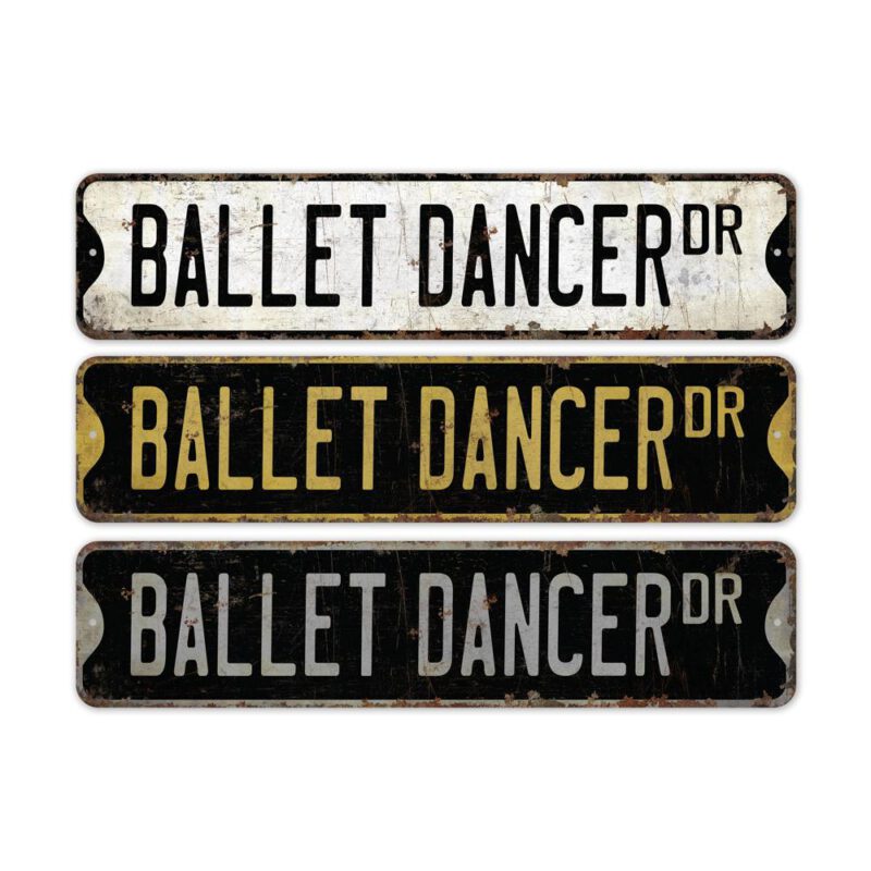 Ballet-Dancer-Premium-Quality-Rustic-Metal-Sign-2