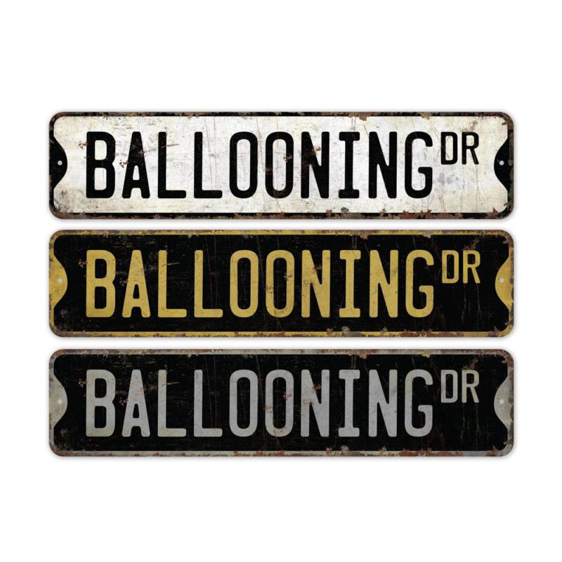 Ballooning-Premium-Quality-Rustic-Metal-Sign-2