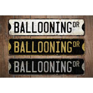 Ballooning-Premium-Quality-Rustic-Metal-Sign-Images