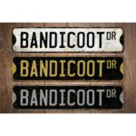 Bandicoot-Premium-Quality-Rustic-Metal-Sign-Images