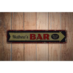 Bar-Always-Open-Premium-Quality-Rustic-Metal-Sign-Images