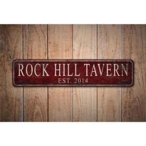 Bar-EST-Sign-Bar-EST-Custom-Sign-Premium-Quality-Rustic-Metal-Sign-Images