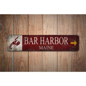 Bar-Harbor-Sign-Premium-Quality-Rustic-Metal-Sign-Images