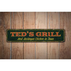 Barbeque-Chicken-Premium-Quality-Rustic-Metal-Sign-Images