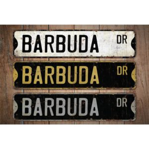 Barbuda-Premium-Quality-Rustic-Metal-Sign-Images