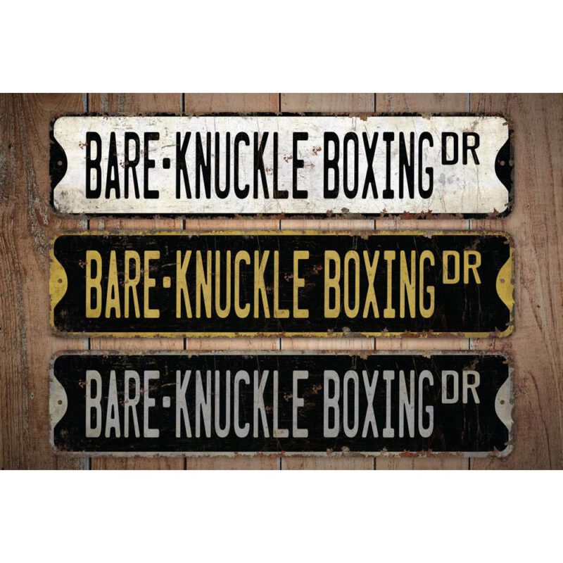 Bare-Knuckle-Boxing-Premium-Quality-Rustic-Metal-Sign-Images