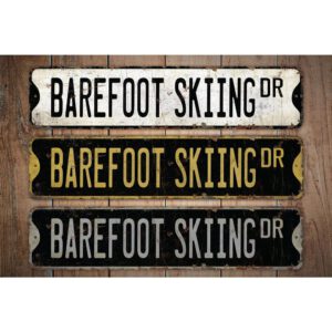 Barefoot-Skiing-Premium-Quality-Rustic-Metal-Sign-Images