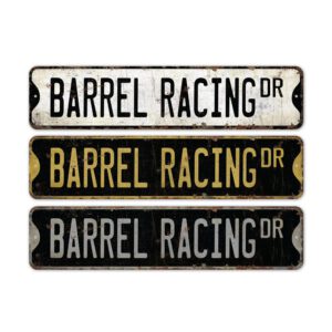 Barrel-Racing-Sign-Premium-Quality-Rustic-Metal-Sign-2