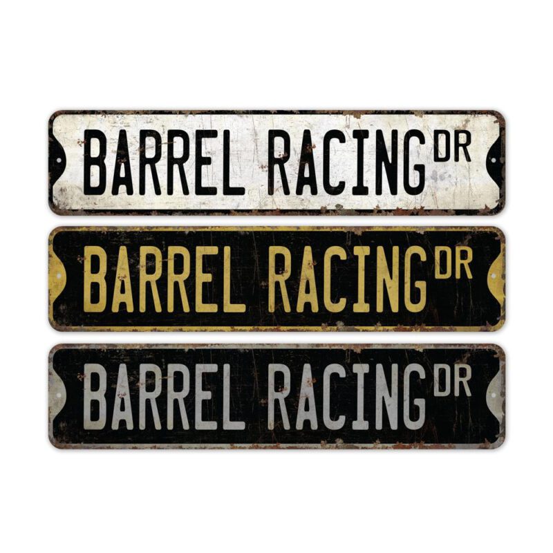 Barrel-Racing-Sign-Premium-Quality-Rustic-Metal-Sign-2