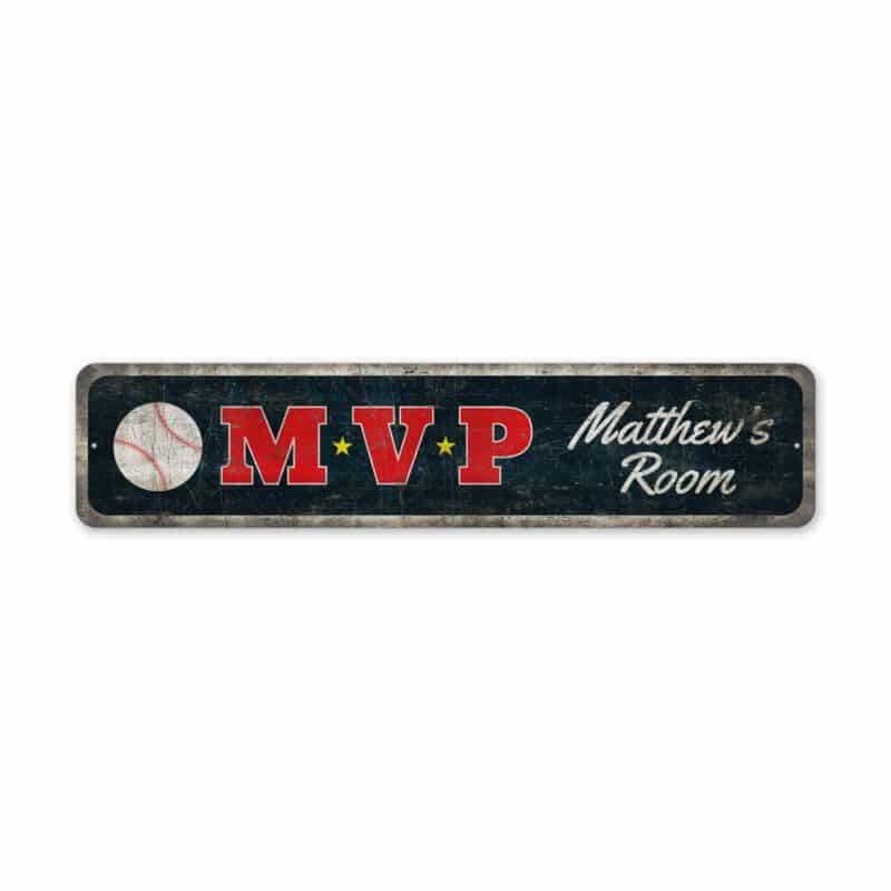 Baseball-MVP-Door-Sign-Premium-Quality-Rustic-Metal-Sign-2