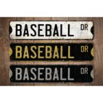 Baseball-Premium-Quality-Rustic-Metal-Sign-Images