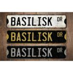 Basilisk-Premium-Quality-Rustic-Metal-Sign-Images