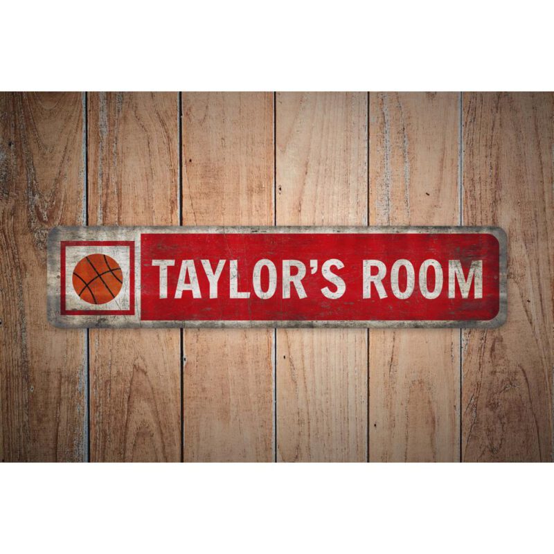 Basketball-Kids-Room-Sign-Premium-Quality-Rustic-Metal-Sign-Images