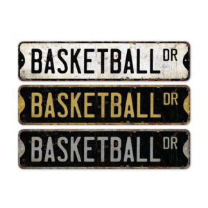 Basketball-Premium-Quality-Rustic-Metal-Sign-2