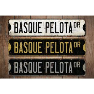 Basque-Pelota-Premium-Quality-Rustic-Metal-Sign-Images