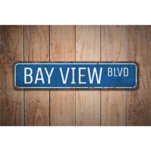 Bay-View-Boulevard-Premium-Quality-Rustic-Metal-Sign-Images