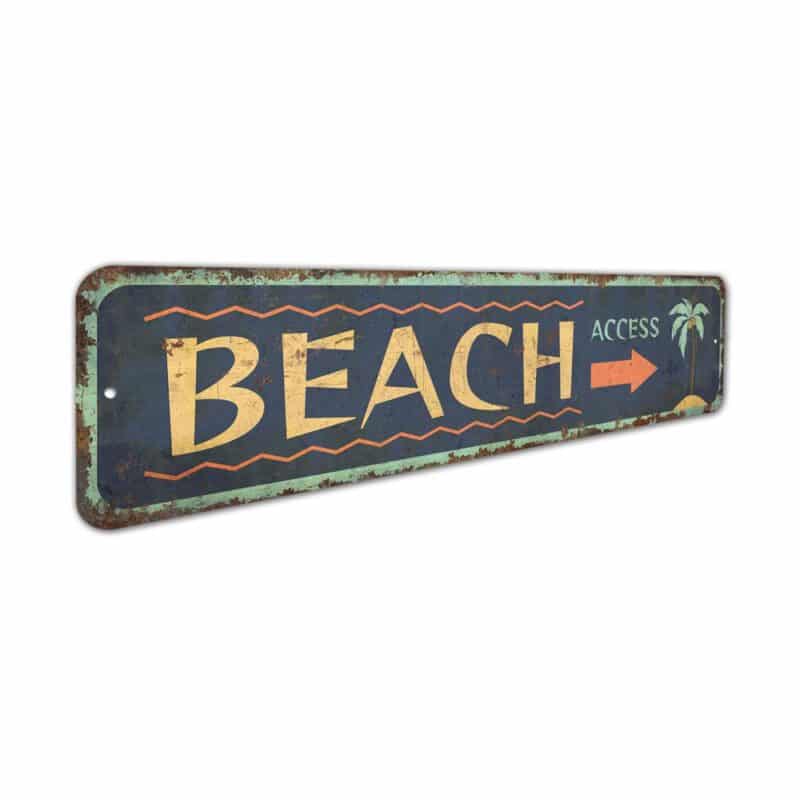 Beach-Access-Sign-Premium-Quality-Rustic-Metal-Sign-3-2