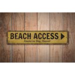 Beach-Access-Sign-Premium-Quality-Rustic-Metal-Sign-Images