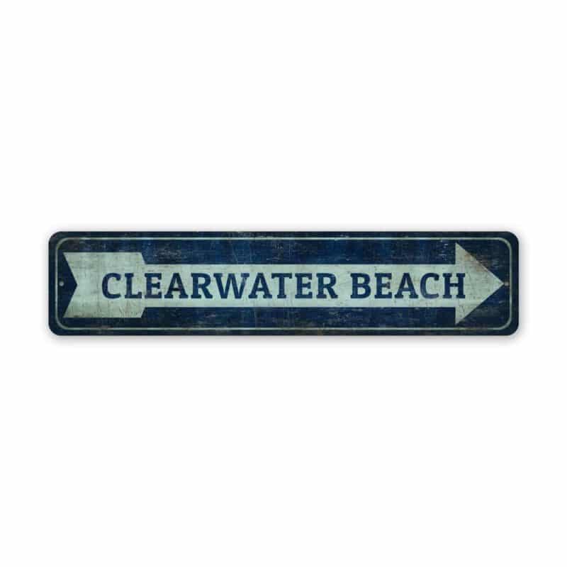 Beach-Arrow-Sign-Premium-Quality-Rustic-Metal-Sign-2