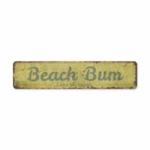 Beach-Bum-Sign-Premium-Quality-Rustic-Metal-Sign-2