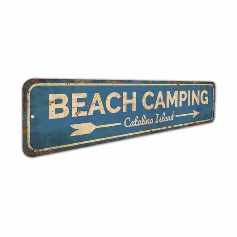 Beach-Camping-Sign-Premium-Quality-Rustic-Metal-Sign-3