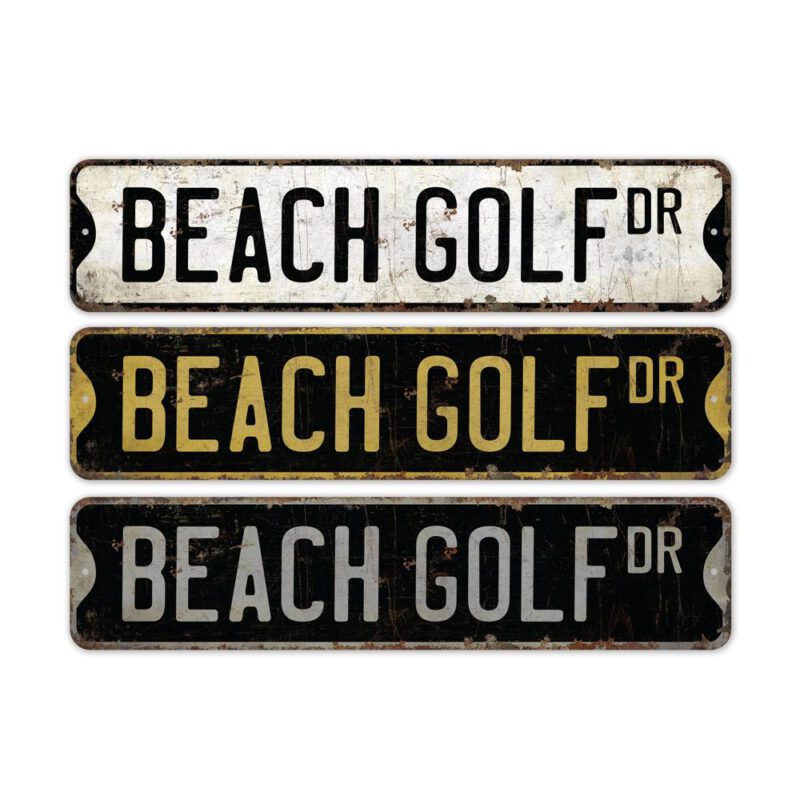 Beach-Golf-Premium-Quality-Rustic-Metal-Sign-2