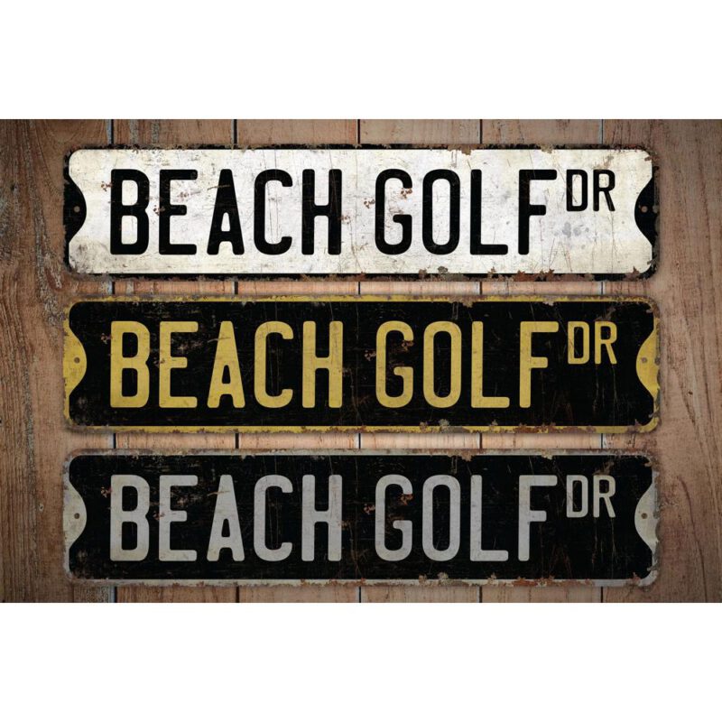 Beach-Golf-Premium-Quality-Rustic-Metal-Sign-Images