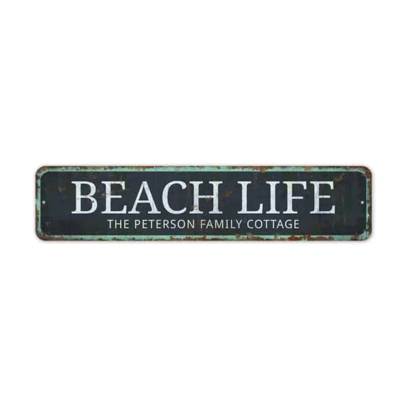 Beach-Life-Premium-Quality-Rustic-Metal-Sign-2