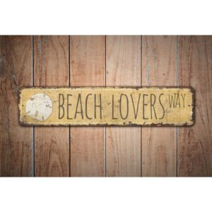 Beach-Lovers-Way-Sign-Premium-Quality-Rustic-Metal-Sign-Images