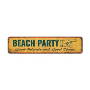 Beach-Party-Premium-Quality-Rustic-Metal-Sign-2